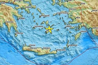 Νέος σεισμός, τα ξημερώματα, μεταξύ Σαντορίνης και Αμοργού