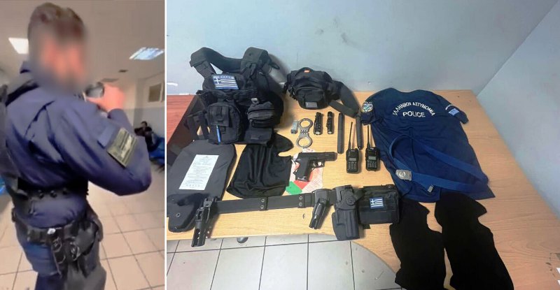 Πλήρη εξάρτυση και αεροβόλο είχε ο 32χρονος που παρίστανε τον αστυνομικό στην Ομόνοια - Είχε συμμετάσχει σε ριάλιτι (ΒΙΝΤΕΟ)