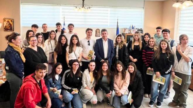 Επίσκεψη μαθητών από την Αυστρία στο Δημαρχείο Δυτικής Αχαΐας