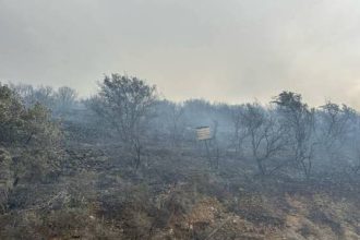 Χωρίς ενεργό μέτωπο η φωτιά στη Λευκάδα