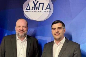Ανδρέας Τσώκος: Συνάντηση με τον Πρόεδρο της ΔΥΠΑ Σπύρο Πρωτοψάλτη