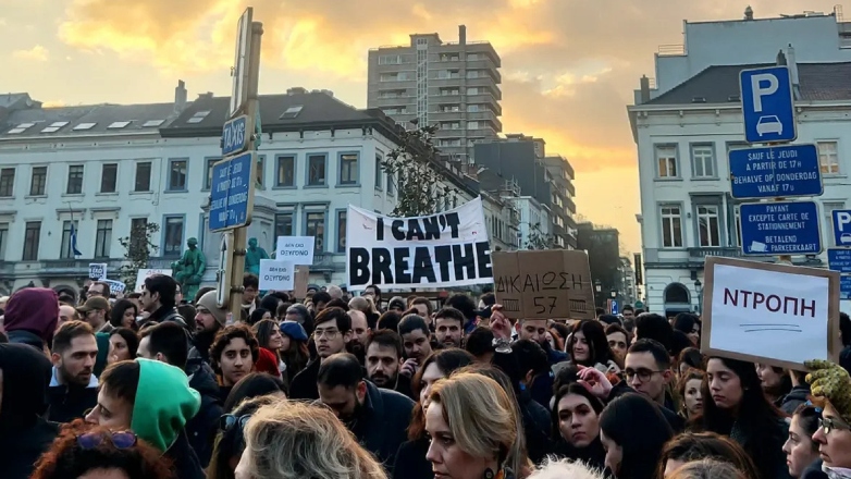 «Δεν έχω οξυγόνο» - Η κινητοποίηση στις Βρυξέλλες
