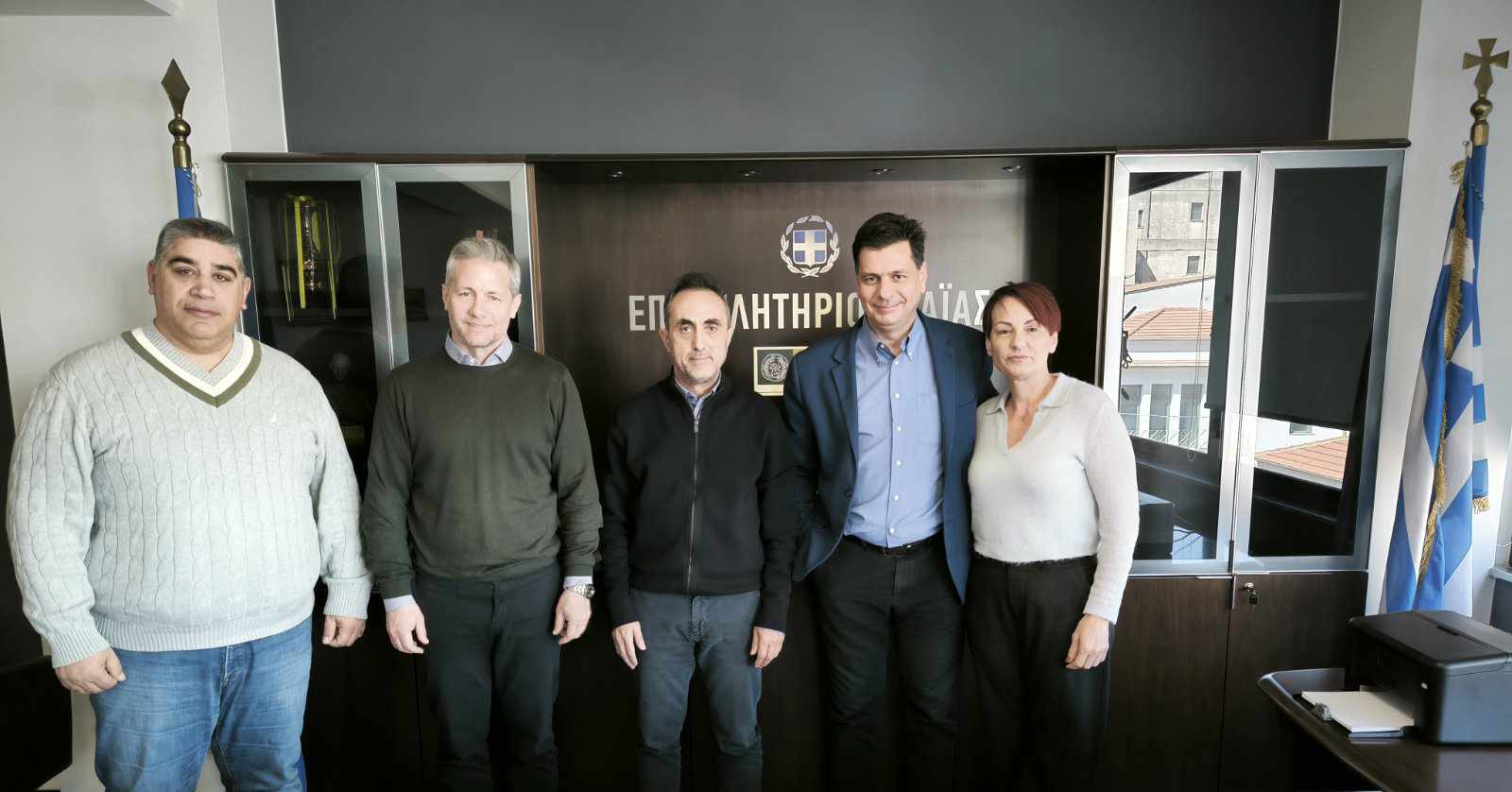 Επίσκεψη του σπιράλ στο Επιμελητήριο Αχαΐας