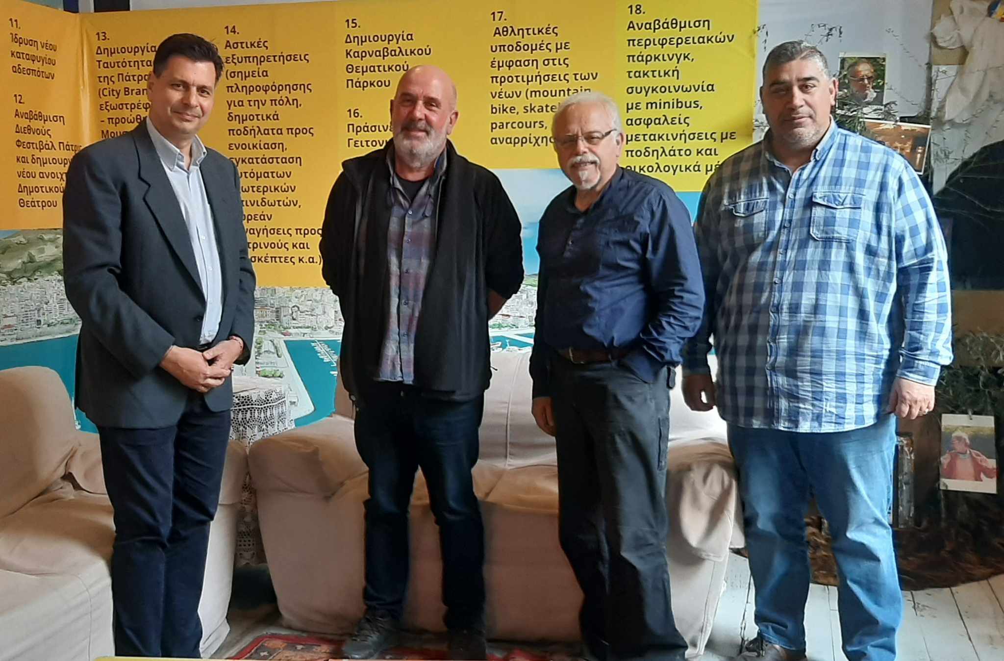 Συνάντηση Πέτρου Ψωμά - Μιχάλη Τρεμόπουλου στην Πάτρα: «Αυταπάτη τα περί υπογειοποίησης του τρένου»