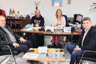 Συνάντηση του Δημάρχου Δυτικής Αχαΐας με την νέα Αερολιμενάρχη Αράξου