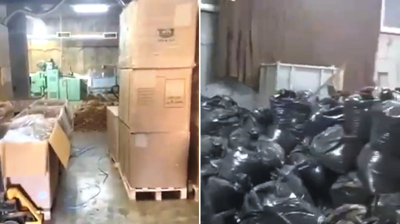 Ελληνικό FBI: Βίντεο ντοκουμέντο από το εργοστάσιο επεξεργασίας καπνού των λαθρεμπόρων - Έρευνες και στη Δυτ. Ελλάδα