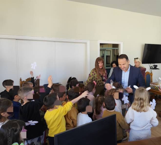 Τα «Λαζαράκια» επισκέφθηκαν τον Δήμαρχο Ζαχάρως