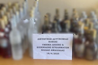 Σύλληψη για λαθρεμπόριο ποτών στην Ηλεία