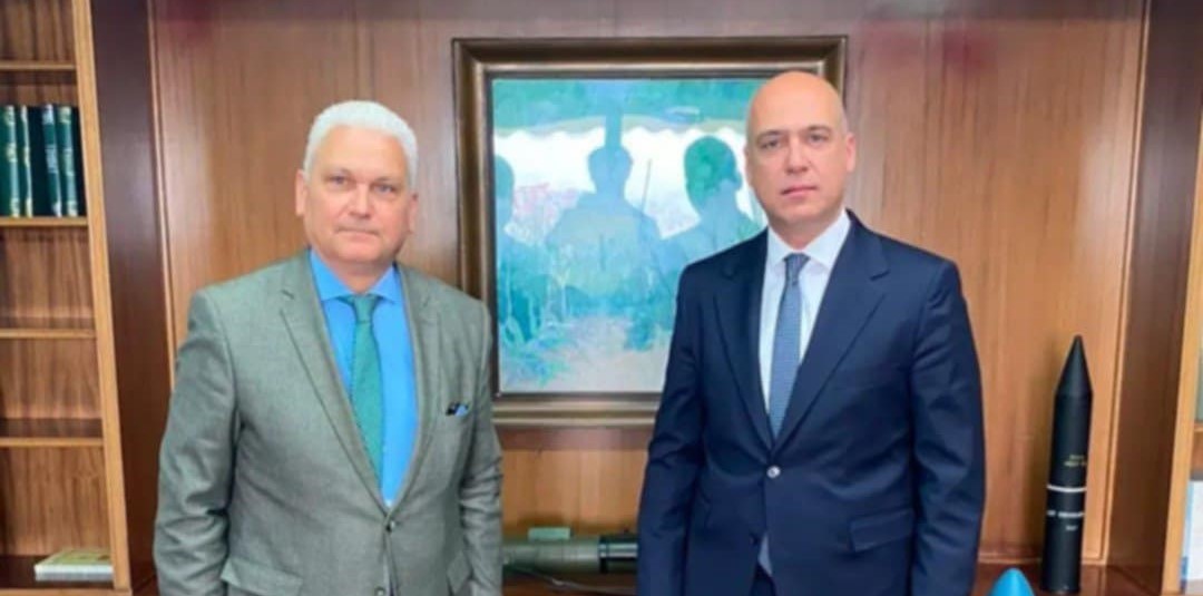 Φ. Ζαΐμης: Συνάντηση με τον Διευθύνοντα Σύμβουλο των Ελληνικών Αμυντικών Συστημάτων Χ. Μπουτσικάκο