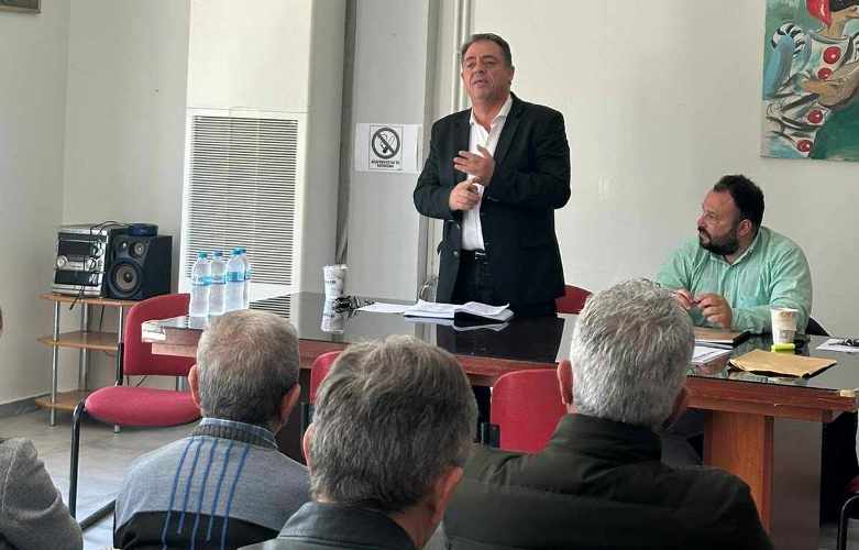 ΠΑΣΟΚ: O Δημήτρης Κωνσταντόπουλος στη Νομαρχιακή Επιτροπή Αχαΐας