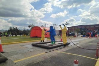 6η ΕΜΑΚ Πάτρας: Διαρροή και εργαζόμενος σε κίνδυνο στις εγκαταστάσεις φαρμακευτικής εταιρείας (ΦΩΤΟ)