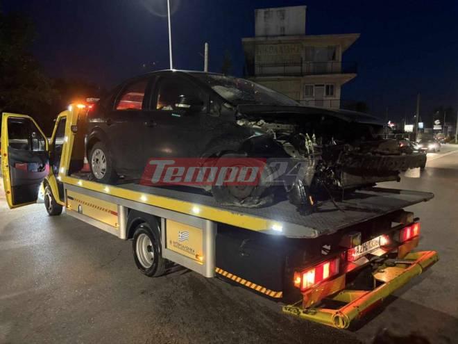 Πάτρα: Τροχαίο με σύγκρουση δύο ΙΧ - Μια γυναίκα στο νοσοκομείο (ΦΩΤΟ)