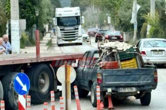 Πατρών - Πύργου: Μποτιλιάρισμα στο ύψος της ΒΙ.ΠΕ εξαιτίας τροχαίου (ΦΩΤΟ)