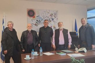 Συνάντηση στελεχών της Νέας Αριστεράς με το Δήμαρχο Ερυμάνθου