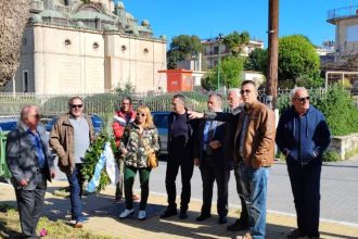 Νομαρχιακή Επιτροπή ΣΥΡΙΖΑ ΠΣ: Στεφάνι στη μνήμη του Μπελογιάννη