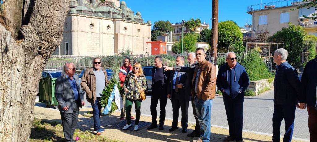 Νομαρχιακή Επιτροπή ΣΥΡΙΖΑ ΠΣ: Στεφάνι στη μνήμη του Μπελογιάννη