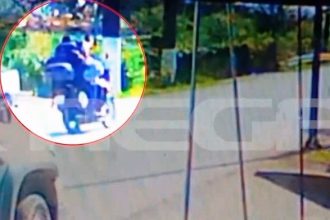 Αιτωλοακαρνανία: Η στιγμή που οι ένοπλοι φεύγουν με τη λεία τους από την τράπεζα - Μιλούσαν ελληνικά, είχαν ενδοεπικοινωνία