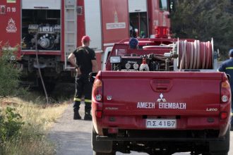 Χωρίς ενεργό μέτωπο η φωτιά στο Ληξούρι Κεφαλονιάς - Είχε σταλεί 112