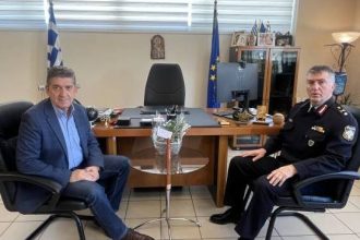 Γρ. Αλεξόπουλος: Συνάντηση με τον νέο Αστυνομικό Διευθυντή Αχαΐας