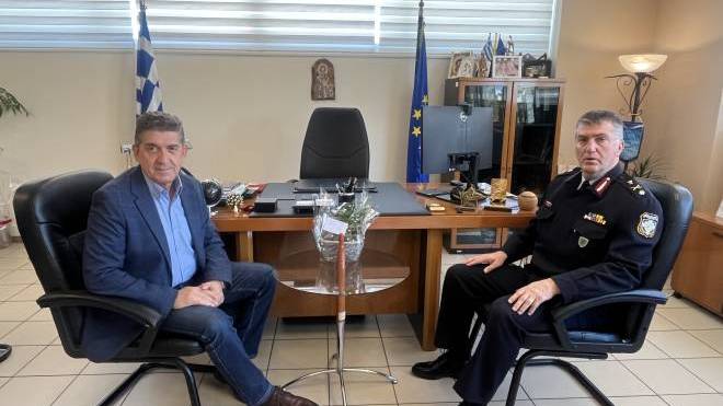 Γρ. Αλεξόπουλος: Συνάντηση με τον νέο Αστυνομικό Διευθυντή Αχαΐας