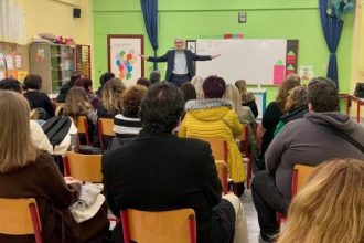 Ο Άγγελος Τσιγκρής μίλησε στο Δημοτικό Σχολείο Διακοπτού για τη σχολική βία