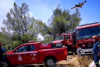 Χωρίς ενεργό μέτωπο η φωτιά στη Ζάκυνθο