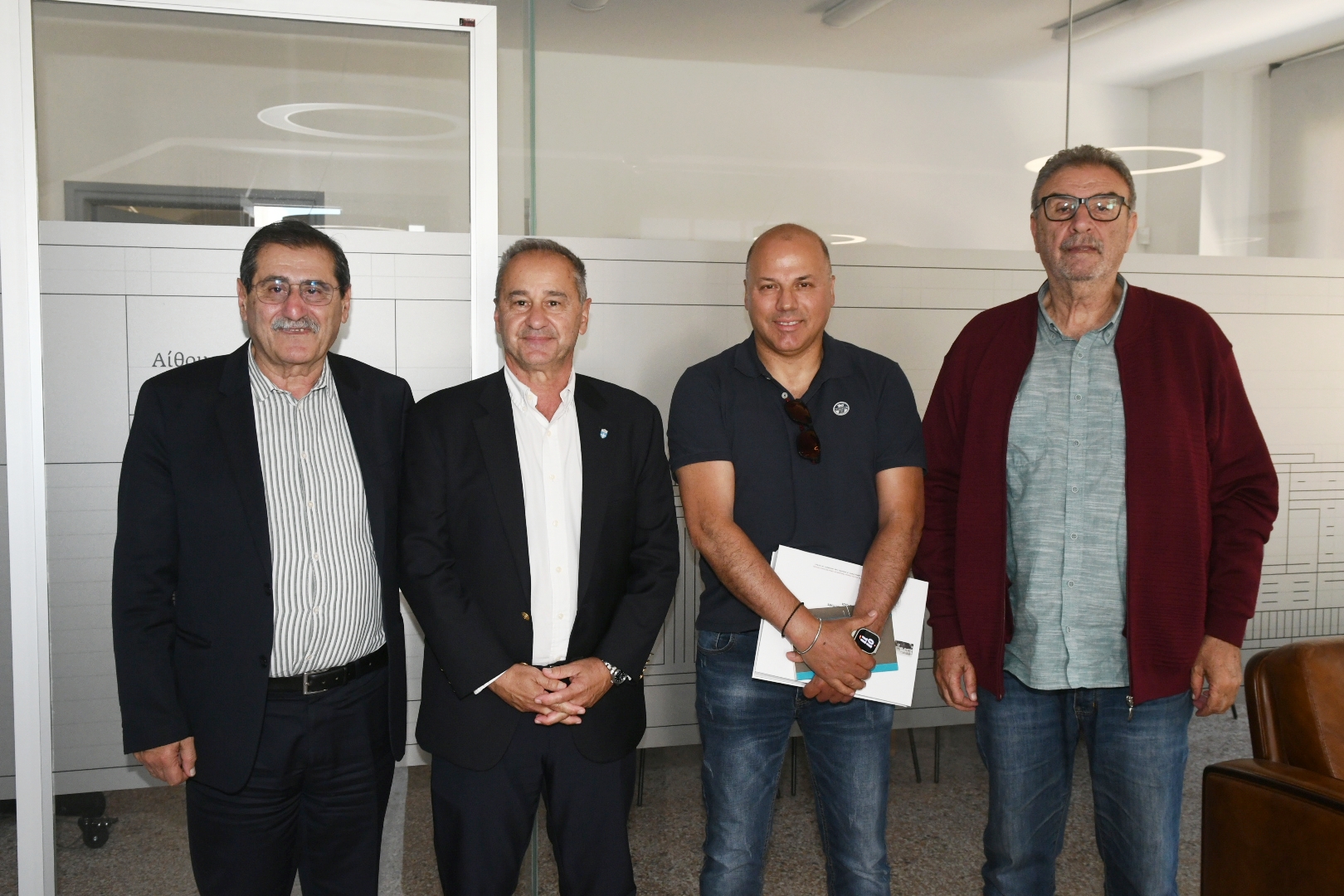 Συνάντηση Πελετίδη με τον Πρόεδρο της Ελληνικής Ολυμπιακής Επιτροπής