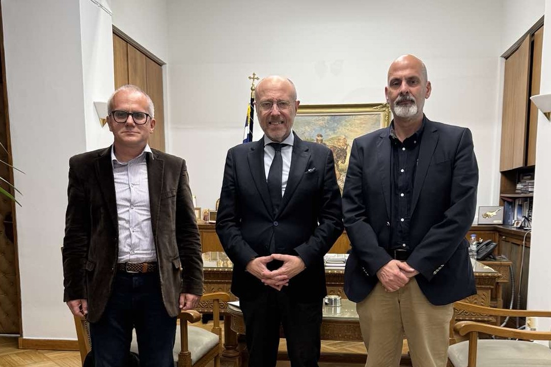 Συνάντηση Μπονάνου με τον Υφυπουργό Υγείας, Δημήτρη Βαρτζόπουλο