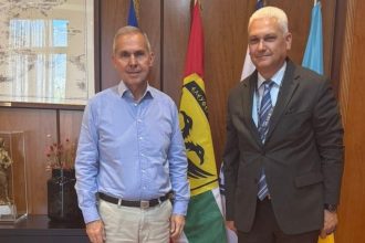 Φωκίων Ζαΐμης: Συνάντηση με τον Υφυπουργό Εθνικής Άμυνας, Θανάση Δαβάκη