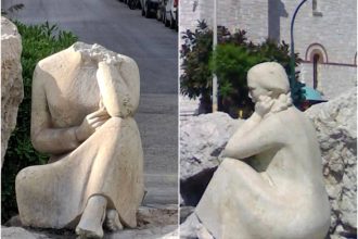 Πάτρα: Ένα άγαλμα ψάχνει... κεφάλι!