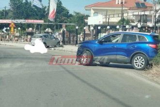 Πάτρα: Σφοδρή σύγκρουση οχημάτων στου "Μουρτά" (ΦΩΤΟ)