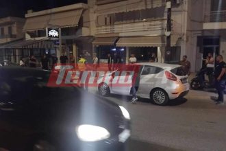 Πάτρα: Σφοδρή σύγκρουση τη νύχτα ΙΧ με μηχανή (ΦΩΤΟ)