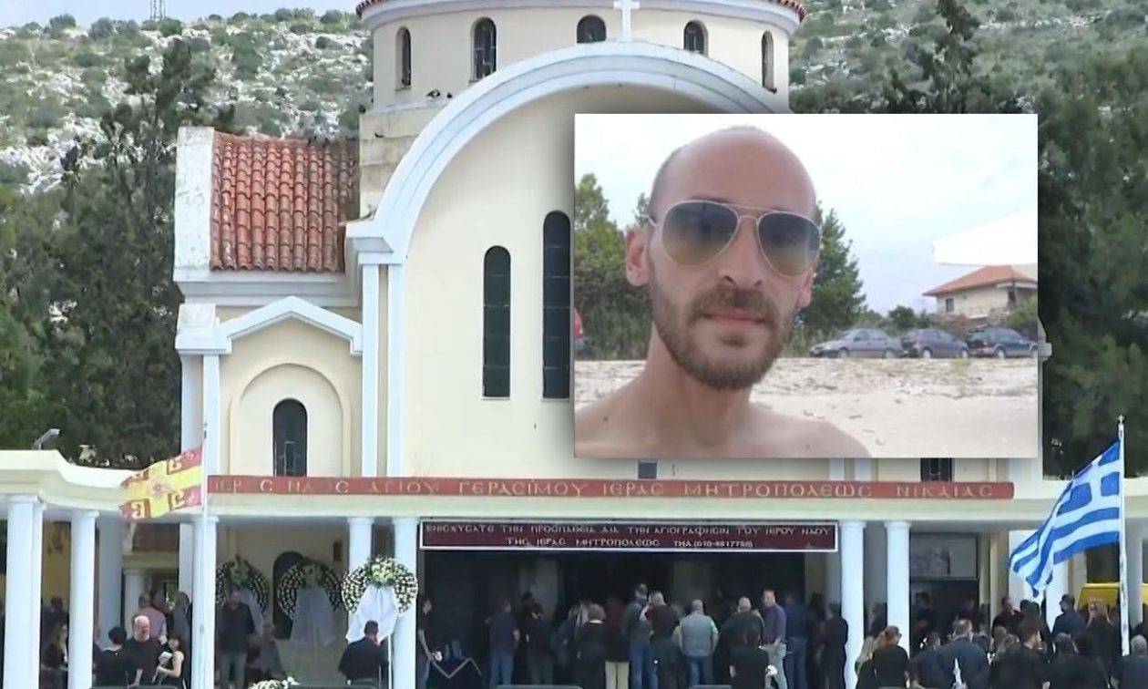 Θλίψη στο τελευταίο «αντίο» στον 43χρονο Σπύρο από την Αιτωλοακαρνανία (ΦΩΤΟ)