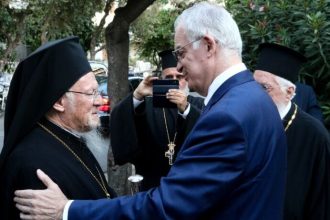 Συνάντηση του Προέδρου της Δημοκρατίας με τον Οικουμενικό Πατριάρχη Βαρθολομαίο