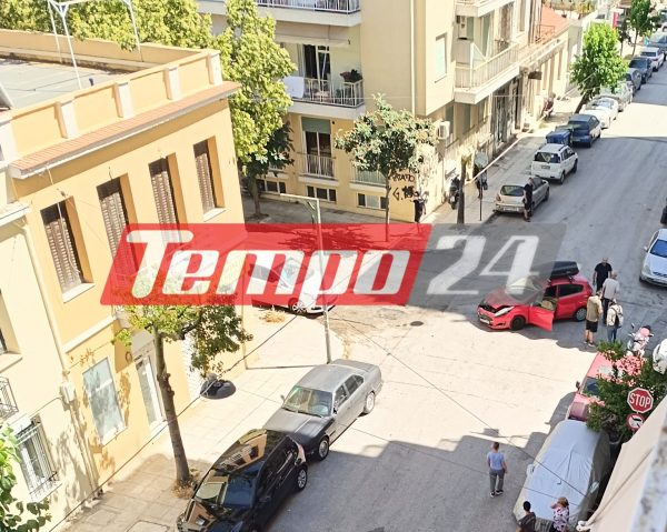 Πάτρα: Τροχαίο ατύχημα στη Μεσολογγίου - ΦΩΤΟ