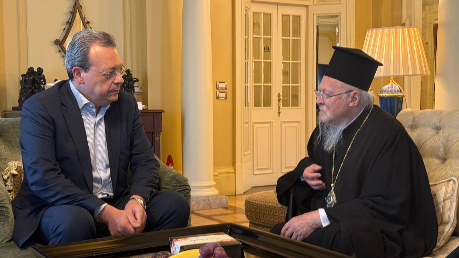 Συνάντηση Φάμελλου με  Βαρθολομαίο – Τι συζήτησαν