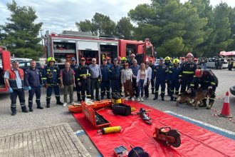 Άσκηση σεισμού, φωτιάς και εκκένωσης κτιρίου στο Πανεπιστήμιο Πατρών