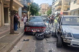 Πάτρα: Σοβαρό τροχαίο στη Γούναρη - Δύο αδέρφια τραυματισμένα στο νοσοκομείο (ΦΩΤΟ)