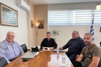 Γρηγόρης Αλεξόπουλος: Συνάντηση με τον Διοικητή του Τμήματος Δίωξης και Εξιχνίασης Εγκλημάτων Δυτικής Αχαΐας