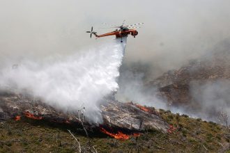 Πυρκαγιά στον Άγιο Στέφανο Λακωνίας - Προειδοποιητικό μήνυμα του 112