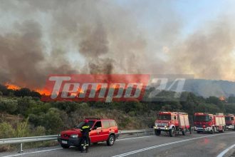 Ναύπακτος: Βίντεο από τη στιγμή που ξεσπά η μεγάλη φωτιά που προκάλεσε εκκένωση οικισμών