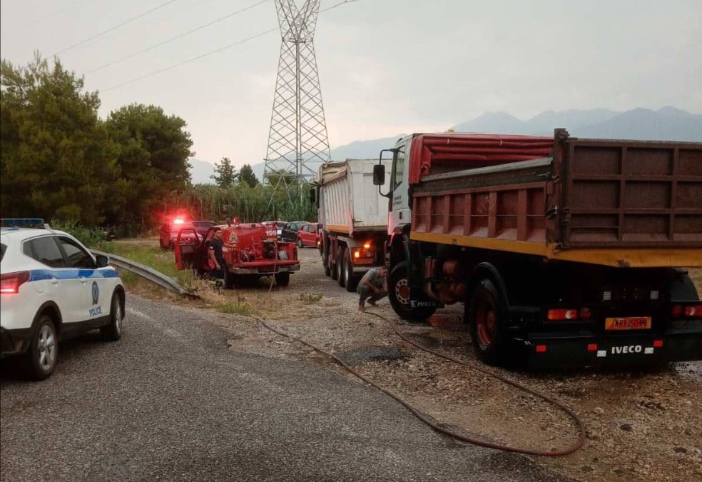 Αιτωλοακαρνανία: Συνελήφθη ο 30χρονος οδηγός του φορτηγού για το καυστικό υγρό που χύθηκε