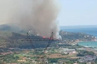 Φωτιά κοντά σε σπίτια στην Καβάλα – Μήνυμα του 112 στους κατοίκους