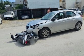 Νέο θανατηφόρο τροχαίο στην Κρήτη – Νεκρός οδηγός μηχανής ύστερα από σύγκρουση με αυτοκίνητο