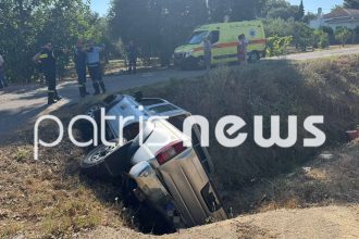 Πύργος: Αγροτικό όχημα… «βούτηξε» σε κανάλι (ΦΩΤΟ)