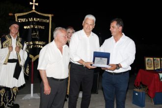 Η Στέγη Πολιτισμού και Παράδοσης Καλαβρυτινών και φίλων Πάτρας ''Αγία Λαύρα'' τίμησε τον Φωκίωνα Ζαΐμη