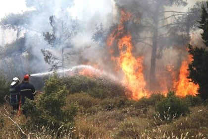 Υψηλός ο κίνδυνος πυρκαγιάς και την Κυριακή στη Δυτ. Ελλάδα - ΧΑΡΤΗΣ