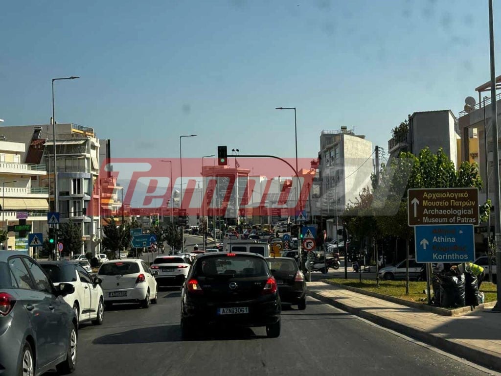 Μίνι Περιμετρική Πάτρας: Ατελείωτο μποτιλιάρισμα στο ύψος του κόμβου Κουρτέση (ΦΩΤΟ)