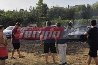 Σταθμευμένα οχήματα άρπαξαν φωτιά στα Σελιανίτικα - ΦΩΤΟ & BINTEO