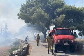 Κατέρρευσε ο δήμαρχος Κυθήρων κατά τη διάρκεια του συντονισμού για την κατάσβεση της φωτιάς
